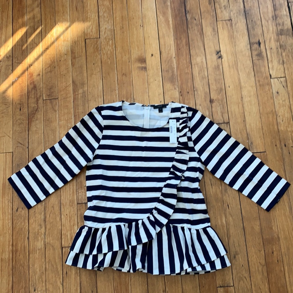 J. CREW peplum shirt